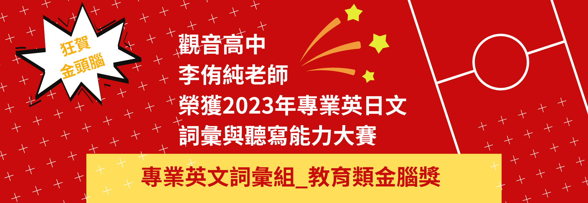 2023年專業英日文詞彙與聽寫能力大賽