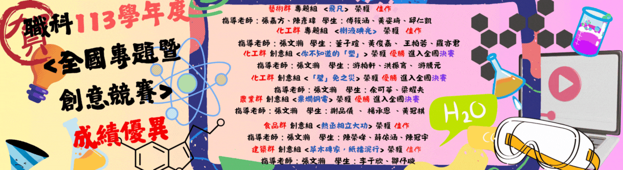 113年全國專題暨創意競賽